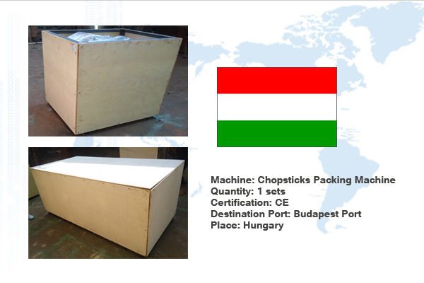 Chopsticks Packing Machine Sold In Hungary
