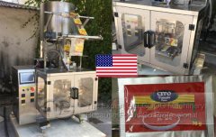 Tomato Paste Sachet Packing Machine Sold To United States